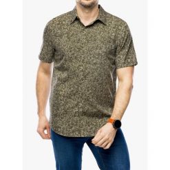 Koszula turystyczna męska Royal Robbins Amp Lite Printed S/S. Zielone koszule męskie ROYAL ROBBINS, m, bez wzorów, casualowe, bez kołnierzyka, bez ramiączek. Za 281.99 zł.
