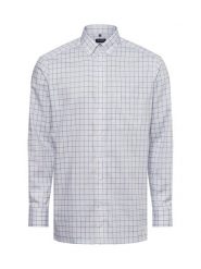 OLYMP Luxor modern Fit Koszula Mężczyźni Modern Fit Bawełna wielokolorowy|beżowy|szary|niebieski, 44. Brązowe koszule męskie OLYMP Luxor modern Fit, m, bez wzorów, z bawełny, casualowe, bez kołnierzyka, bez ramiączek. Za 329.95 zł.