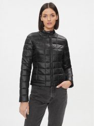 Trussardi Kurtka przejściowa 56S00924 Czarny Regular Fit. Czarne kurtki damskie TRUSSARDI, s, bez wzorów, z syntetyku, bez kaptura. Za 1,269.00 zł.