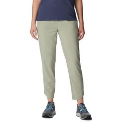 Damskie spodnie turystyczne Columbia Hike. Zielone spodnie sportowe damskie Columbia, bez wzorów, sportowe, trekkingowe. Za 299.00 zł.