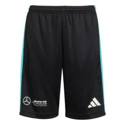 Szorty Mercedes - Amg Petronas Formula One Team Dna. Białe szorty damskie Adidas, bez wzorów, z materiału, młodzieżowe. Za 179.00 zł.