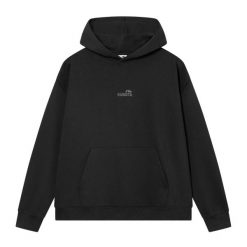 Kubota Bluza Z Kapturem Unisex Statement Czarna. Czarne bluzy damskie Kubota, s, bez wzorów, z bawełny, bez ramiączek, z kapturem. Za 249.99 zł.