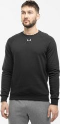 Under Armour Bluza męska Under Armour Rival Fleece Crew czarna 1379755 001 L. Czarne bluzy męskie Under Armour, l, bez wzorów, bez ramiączek, bez kaptura. Za 227.99 zł.