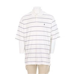 Second life - Polo męskie Golf Fit Polo Ralph Lauren - Jak nowy. Białe swetry męskie Ralph Lauren, l, bez wzorów, z materiału, klasyczne, bez kołnierzyka, bez ramiączek. Za 127.76 zł.
