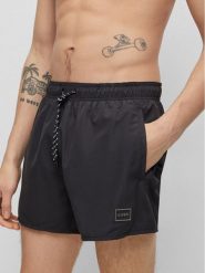 Hugo Szorty kąpielowe Dodo 50483986 Czarny Regular Fit. Czarne kąpielówki męskie Hugo, m, bez wzorów, z syntetyku. Za 239.99 zł.