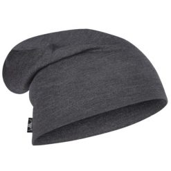 Czapka dla dorosłych Buff Merino Heavyweight Beanie. Szare czapki damskie Buff, bez wzorów, z wełny, sportowe. Za 149.99 zł.