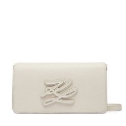 Torebka KARL LAGERFELD. Białe listonoszki damskie KARL LAGERFELD, bez wzorów, bez dodatków. Za 849.99 zł.