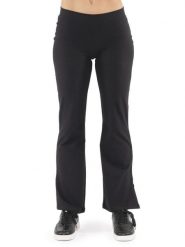 Leone 1947 Never Without Damskie rozciągliwe bawełniane legginsy z rozcięciami. Czarne legginsy damskie LEONE 1947 APPAREL, z aplikacjami, z bawełny. Za 235.76 zł.