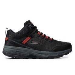 Buty trekkingowe męskie SKECHERS GO RUN TRAIL ALTITUD skóra. Czarne trekkingi męskie Skechers, ze skóry, bez zapięcia. Za 343.00 zł.