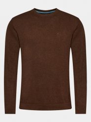 INDICODE Sweter Wildman 35-697 Brązowy Regular Fit. Brązowe swetry męskie INDICODE, m, bez wzorów, z bawełny, bez kołnierzyka, bez ramiączek. Za 69.99 zł.