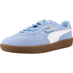 Tenisówki Puma Model Palermo Kolor Niebieski. Niebieskie trampki i tenisówki damskie Puma, bez wzorów, z gumy, bez zapięcia. W wyprzedaży za 349.00 zł.