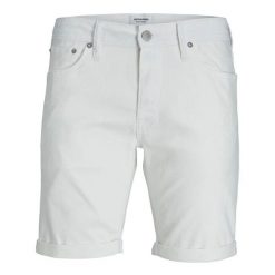 Krótka kurtka Jack & Jones Rick białe dżinsy. Czerwone kurtki męskie Jack&Jones, bez wzorów, sportowe, bez kaptura. Za 190.35 zł.