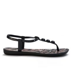 Sandały damskie Ipanema 83729 CLASS CONECTA II FEM. Czarne sandały damskie Ipanema, bez wzorów, z materiału, bez obcasa, bez zapięcia. Za 69.00 zł.