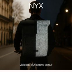 Plecak i torba rowerowa o pojemności 28 l, zapewniająca widoczność. Czarne plecaki męskie BADAWIN, bez wzorów, z poliesteru. Za 438.00 zł.