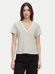 Tommy Hilfiger T-Shirt WW0WW48704 Biały Regular Fit. Białe t-shirty damskie Tommy Hilfiger, xl, bez wzorów, z bawełny, bez kołnierzyka, bez ramiączek. Za 249.99 zł.