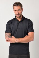 Męska Koszulka polo golf rękaw 1/2 QuickDry pika do rozm. 7XL. Czarne swetry męskie JAY-PI, m, bez wzorów, z elastanu, bez kołnierzyka, bez ramiączek. Za 159.99 zł.