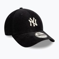 Czapka z daszkiem New Era Cord 9Forty New York Yankees. Czarne czapki damskie New Era, na zimę, bez wzorów. Za 119.99 zł.