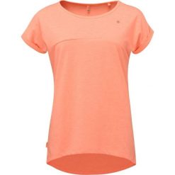 T-shirt damski Loap Blavekarka pomarańczowy. Brązowe bluzki damskie Scarpa, bez wzorów, z bawełny, sportowe, bez kołnierzyka, bez ramiączek. Za 140.99 zł.