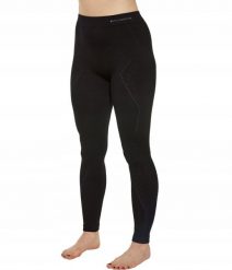 Brubeck LE1351W Spodnie damskie EXTREME MERINO czarny L. Czarne spodnie dresowe damskie Brubeck, bez wzorów, sportowe. Za 322.14 zł.