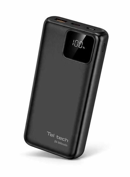Powerbank Teltech TT-PB20 20000mAh Czarny. Czarne powerbanki Teltech. Za 51.99 zł.