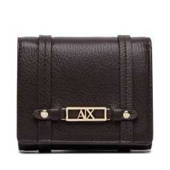 Portfel Armani Exchange. Brązowe portfele damskie Armani Exchange. Za 296.99 zł.