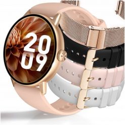 Smartwatch JG Smart M5 Złoty. Żółte zegarki smartwatch JG Smart, bez wzorów. Za 264.99 zł.
