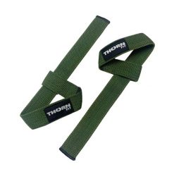 Paski do podnoszenia ciężarów THORN FIT Lifting straps cotton army green. Zielone paski damskie THORN FIT, sportowe. Za 24.90 zł.