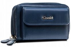 Portfel damski 4U Cavaldi N122-APU-BL c. niebieski. Niebieskie portfele damskie 4U Cavaldi, z materiału. Za 31.99 zł.