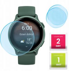 Hello Case 2PAK Szkło Hartowane Uniwersalne Na Smartwatch fi 42mm Szkiełko Ochronne 9H. Brązowe zegarki smartwatch Hello Case, bez wzorów. Za 21.99 zł.