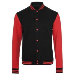 Kurtka Unisex Varsity Dla Dorosłych. Białe kurtki męskie BUILD YOUR BRAND, xl, bez wzorów, sportowe, bez kaptura. Za 206.99 zł.