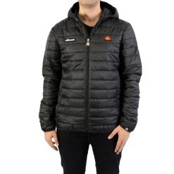 Kurtka uniwersalna męska Ellesse Lombardy. Czarne kurtki męskie Ellesse, l, bez wzorów, z tkaniny, klasyczne, z kapturem. Za 399.00 zł.