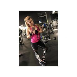 BLUZKA BAGGY - RÓŻOWA. Czerwone koszulki sportowe damskie Feelj, bez wzorów, z dzianiny, bez ramiączek. Za 129.00 zł.