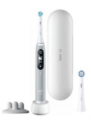 Szczoteczka magnetyczna Oral-B iO 6s Grey Opal szary. Szare szczoteczki elektryczne Oral-B. Za 569.00 zł.