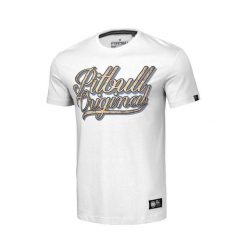 Koszulka bawełniana sportowy t-shirt dla dorosłych Original. Białe koszulki sportowe męskie PITBULL, m, bez wzorów, z bawełny, bez ramiączek. Za 119.00 zł.