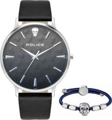 Zegarek Police Męski Zegarek POLICE model PLTASM2SET20 (44MM) NoSize. Zegarki męskie Police, bez wzorów. Za 335.30 zł.