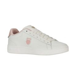 Buty sportowe K-Swiss COURT SHIELD II (94412-165-M). Białe obuwie sportowe damskie K-SWISS, bez zapięcia. Za 199.00 zł.