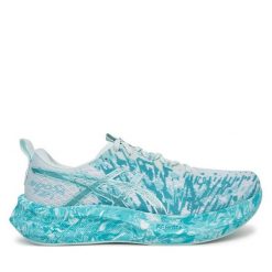 Buty do biegania Asics. Niebieskie obuwie sportowe damskie Asics, bez wzorów, bez zapięcia, do biegania. Za 539.99 zł.