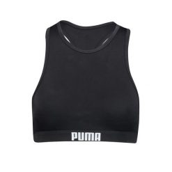 Góra od bikini Puma, racerback, czarnym. Czarne stroje kąpielowe damskie Puma, l, bez wzorów. Za 173.99 zł.