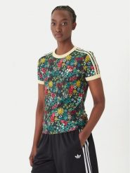 Adidas T-Shirt Liberty London 3-Stripes KD5560 Kolorowy Regular Fit. T-shirty damskie Adidas, l, bez wzorów, z syntetyku, bez kołnierzyka, bez ramiączek. Za 178.99 zł.