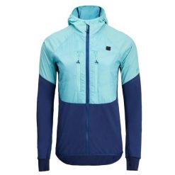 Bluza damska z kapturem Silvini Asprino. Niebieskie bluzy damskie Silvini, s, bez wzorów, z elastanu, eleganckie, bez ramiączek, z kapturem. Za 559.99 zł.