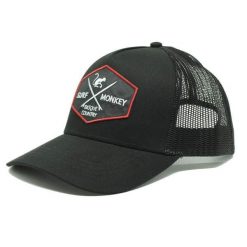 Czapka Trucker - 5 Paneli / Jeden rozmiar (Czarny/Czarny). Czarne czapki damskie SURF MONKEY, bez wzorów, z bawełny. Za 159.95 zł.