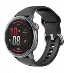 Smartwatch GepardWatches STELIO Smartwatch sportowy Activ AI 46mm GPS Czarny. Czarne zegarki smartwatch GepardWatches, bez wzorów. Za 399.00 zł.
