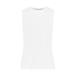 Damski tank top Kari Traa Ava. Białe topy damskie Kari Traa, bez wzorów, sportowe, bez kołnierzyka, bez ramiączek. Za 254.50 zł.