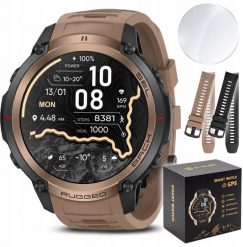 Smartwatch JG Smart SMARTWATCH MĘSKI SMART WATCH ZEGAREK GPS AMOLED ROZMOWY WODOODPORNY MENU PL. Zegarki męskie JG Smart, bez wzorów. Za 329.99 zł.