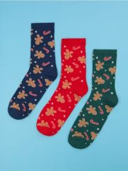 Skarpetki 3 pack - wielobarwny. Skarpety męskie Sinsay, bez wzorów. Za 15.99 zł.