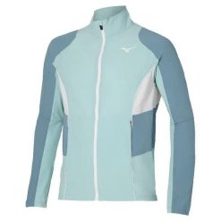 Kurtka z dresu Mizuno Shadow. Niebieskie kurtki męskie Mizuno, l, bez wzorów, z dresówki, eleganckie, bez kaptura. Za 384.75 zł.
