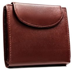 Niewielki portfel damski ze skóry naturalnej w bordowym kolorze zamykany na zatrzask 4U Cavaldi N202-SCL-BL. Czerwone portfele damskie 4U Cavaldi, ze skóry. Za 69.99 zł.