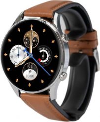 Smartwatch Oromed Oro-Fit 8 Pro Brązowy (FIT 8 PRO). Brązowe zegarki smartwatch OROMED, bez wzorów. Za 292.20 zł.