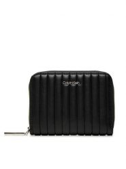 Calvin Klein Portfel Mini Line Quilt Md Zip Around K60K613064 Czarny. Czarne portfele damskie Calvin Klein, ze skóry. Za 189.99 zł.