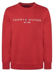 Tommy Hilfiger Bluza Logo MW0MW11596 Czerwony Regular Fit. Czerwone bluzy męskie Tommy Hilfiger, m, bez wzorów, z bawełny, bez ramiączek, bez kaptura. Za 449.99 zł.